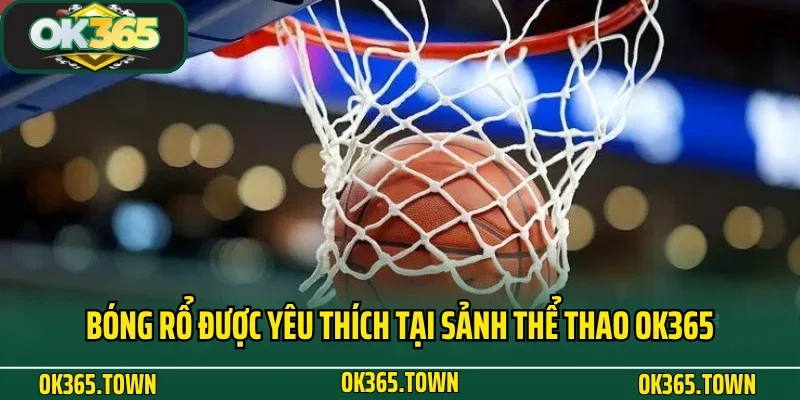 THỂ THAO 5 Bóng rổ được yêu thích tại sảnh thể thao OK365